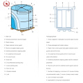 Bobina revestida de color GI Galvanizada Bobina de acero prepintada PPGI